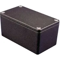 Hammond Electronics 1550Z108BK Universalhölje 125 x 80 x 58 Aluminium Svart 1 st