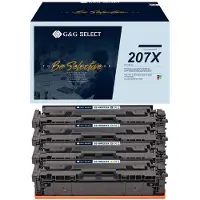 G&G Toner Ersätter HP 207X Kompatibel Kombi-pack Svart, Cyan, Magenta, Gul W2210X(207X)/W2211X(207X)/W2213X(207X)/W2212X(207X) GS-H207X-4P