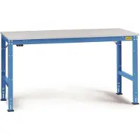 Manuflex LU4098.5012 ESD Arbetsbordmöbel Ljusblå (RAL 5012)