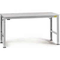 Manuflex LU4016.9006 ESD Arbetsbordmöbel Aluminiumsilver
