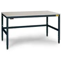 Manuflex LC3118.7016 ESD Arbetsbordmöbel Antracit
