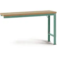 Manuflex WP7034.0001 Påbyggnadsarbetsbänk PROFI Special med Multiplexplatta, BxDxH = 2000 x 700 x 740-1040 mm (B x D) 2000 mm x 700 mm