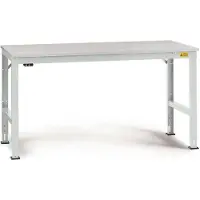 Manuflex LU4113.7035 Arbetsbordmöbel Grå-vit (RAL 7035)