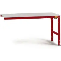 Manuflex LU6106.3003 ESD Arbetsbordmöbel Rubinröd