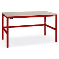 Manuflex LC1923.3003 Arbetsbordmöbel Rubinröd