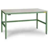 Manuflex LC3116.6011 Arbetsbordmöbel Resedagrön (RAL 6011)