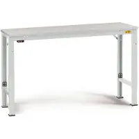 Manuflex LU7066.7035 ESD Arbetsbordmöbel Grå-vit (RAL 7035)