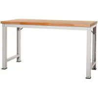 Manuflex WP4052.2001 Arbetsbänk tilläggsmodul (B x H x D) 1500 x 840 x 700 mm Rödorange (RAL 2001)