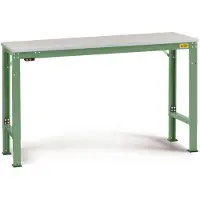 Manuflex LU7008.6011 Arbetsbordmöbel Resedagrön (RAL 6011)