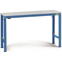 Manuflex LU7008.5007 ESD Arbetsbordmöbel Briljantblå (RAL 5007)