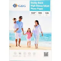 G&G 135GSM-4X6-100 Fotopapper (självhäftande) 135 G/m² 100 st