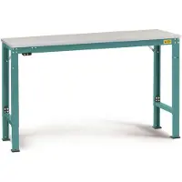 Manuflex LU7043.5021 ESD Arbetsbordmöbel Vattenblå