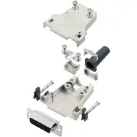 TRU COMPONENTS TCDTZF15HDS26K 7708588 D-Sub honkontakt set 180 ° Antal poler: 26 Lödhona 1 st