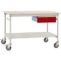 Manuflex BB5351.3003 Arbetsbordmöbel Rubinröd