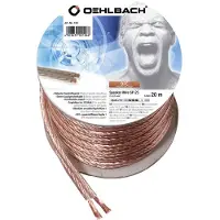 OEHLBACH 106 Högtalarkabel 2 x 2.5 mm² + 2 x 2.5 mm² Transparent 20 m