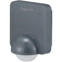 Sygonix SY-5836536 PIR-rörelsedetektor Vägg 360 ° Relä Mörkgrå IP54