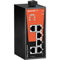 Weidmuller 1241380000 IE-SW-BL06-2TX-4POE Industrial Ethernet Switch 100 MBit/s PoE-funktion