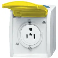 Busch-Jaeger Insats NEMA-uttag Zinkgul, Gul 2CKA002124A0023 1 st
