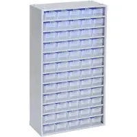 Allit 464830 Detaljmagasin VarioPlus ProM 57/120 stapelbar (B x H x D) 300 x 565 x 140 mm Silver, Transparent 1 st