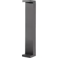 Deko-light LED pollare Lerna, Svart, Aluminium / grå / zink, Modern, LED-utomhuslampa