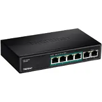 Trendnet TPE-S50 TPE S50 - Switch - unmanaged - 4 x 10/100 (PoE) Nätverks-switch 10 / 100 MBit/s PoE-funktion