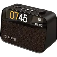 Pure Klockradio Moment DAB+ Stämningsljus Kaffesvart