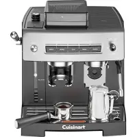Cuisinart Grind & Brew EM640E Espressomaskin med filterhållare Svart, Silver