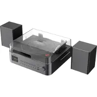 Reflexion Internetradio Svart, Brun DAB+, CD-spelare, Bluetooth, Inkl. högtalare