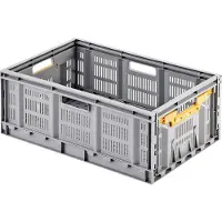 Alutec 05120 Låda med lock (L x B x H) 400 x 600 x 230 mm Grå 1 st