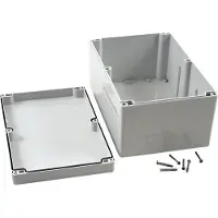 Hammond Electronics 1554VBGY Universalhölje 240 x 160 x 120 ABS Grå 1 st