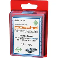 Püschel SORTI02MB SORTI02MB Säkring (Ø x L) 5 mm x 20 mm Medeltrög -mT- Innehåll 100 st