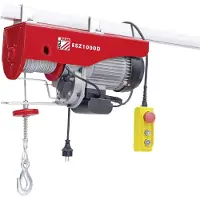 Holzmann Maschinen ESZ1000D_230V Elektrisk kabel Kapacitet (remskiva) 1000 kg Lastkapacitet (utan remskiva) 500 kg