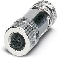 Phoenix Contact 1424672 Sensor/ställdon-datakontakt M12 Hona rak Antal poler (RJ): 5 1 st
