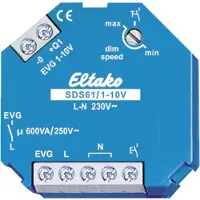 Eltako SDS61/1-10V, Ställdon till ljusdämpare, Infälld, Blå, CE, AC, 600 W