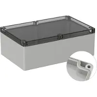 TRU COMPONENTS TC-9065548 Utomhuschassi 240.3 x 160.3 x 90 Polykarbonat Grå-vit (RAL 7035) 1 st