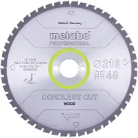 Metabo Sågklinga för trä 628444000; 216x30 mm; Z28