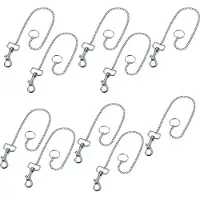 Basi Säkerhetskedja 8930-0100 4026434004342 Silver 10 st