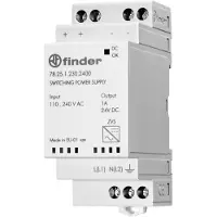 Finder 78.25.1.230.2400 DIN-skena nätaggregat 24 V/DC 1 A 25 W Antal utgångar:1 x Innehåll 1 st