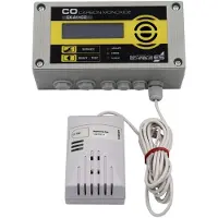 Schabus GX-A1+CO Kolmonoxid-detektor med extern sensor 230 V Detektering Kolmonoxid