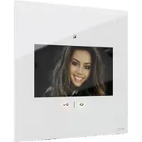 M-E Modern-Electronics VDV-1107 W IP Video-porttelefon Trådlös, WiFi Inomhusenhet Vit