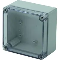 Weidmuller MPC 12/12/07 TRSP 9535240000 Universalhölje 125 x 125 x 75 Polykarbonat Ljusgrå, Transparent 1 st