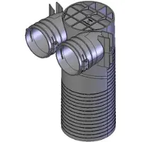 Helios Ventilatoren 3857 Övergångsstos