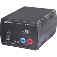 Voltcraft CSP-160 Laboratorienätenhet likspänning omkopplingsbar 6 V/DC, 12 V/DC;6 A (max.);72 W;Antal utgångar 1 x