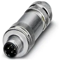 Phoenix Contact 1521261 Sensor/ställdon-datakontakt M12 Kontakt hane rak Antal poler (RJ): 4 1 st