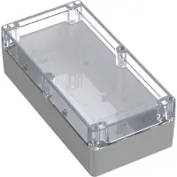 TRU COMPONENTS 6U07241208139 TC-13865348 Industrihölje 240.2 x 120.1 x 75.1 Polykarbonat Ljusgrå, Transparent 1 st
