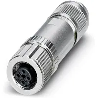 Phoenix Contact 1553611 Sensor/ställdon-datakontakt M12 Hona rak Antal poler (RJ): 4 1 st Piece