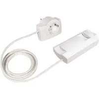 Ehmann 2660x0009 Sladdimmer Lämplig för ljuskälla: Halogenlampa, Glödlampa Vit