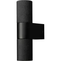 Konstsmide Temi Vägglampa upp/ned LED GU10 Svart med Klart glas