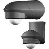 Grothe 94535 PIR-rörelsedetektor Utanpåliggande 360 ° Relä Svart IP55