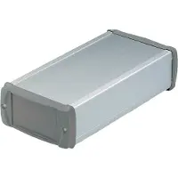 Bopla BOS Ecoline ELP 1050-200 83105200.MT7 Universalhölje 200 x 106 x 52 Aluminium, ABS Natur, Svart (RAL 9005) 1 st